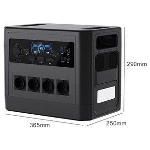 PY-P520 2000W - 630000mAh - 2016Wh - Kapasite LiFePO4 Taşınabilir Güç Istasyonu, Güç Kaynağı