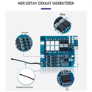 TDT 3S 10A Pil Yönetim Sistemi İçin Pil Koruma Devresi LiFePO4 BMS