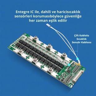 TDT 51.2V 16S 100A LiFePO4 Hardware BMS