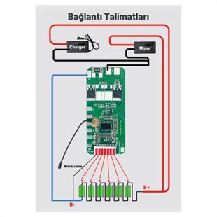TDT 7S 10A Pil Koruma Devresi BMS