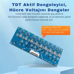 TDT 8S Aktif Balans Cihazı - Pil Enerji Aktif Dengeleme 2A