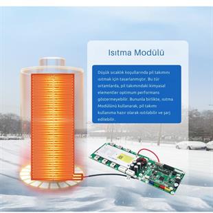 TDT Dokunmatik Ekranlı Smart 13S-16S 48V 100A BMS LiFePO4 ESS 