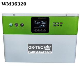 WM36320 3600W 3200Wh Powerstation + 100W Flexy Güneş Paneli | Karavan, Kamp İçin LiFePO4 Güç İstasyonu
