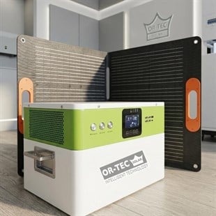 WM36320 3600W 3200Wh Powerstation + 100W Flexy Güneş Paneli | Karavan, Kamp İçin LiFePO4 Güç İstasyonu