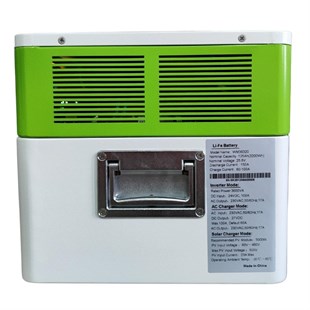 WM36320 3600W 3200Wh Powerstation + 100W Flexy Güneş Paneli | Karavan, Kamp İçin LiFePO4 Güç İstasyonu