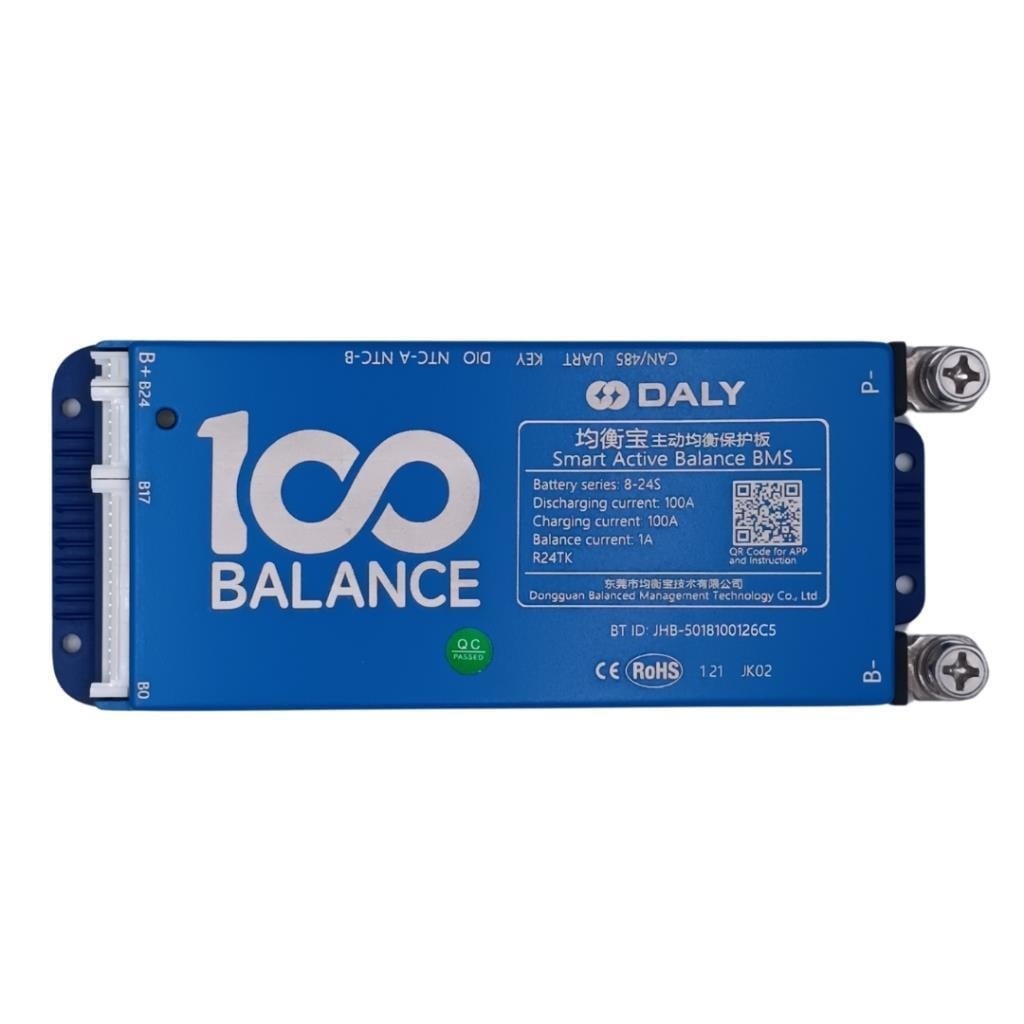 Daly 100BALANCE LiFePO4 8S-24S 100A Universal CAN/RS485 BMS