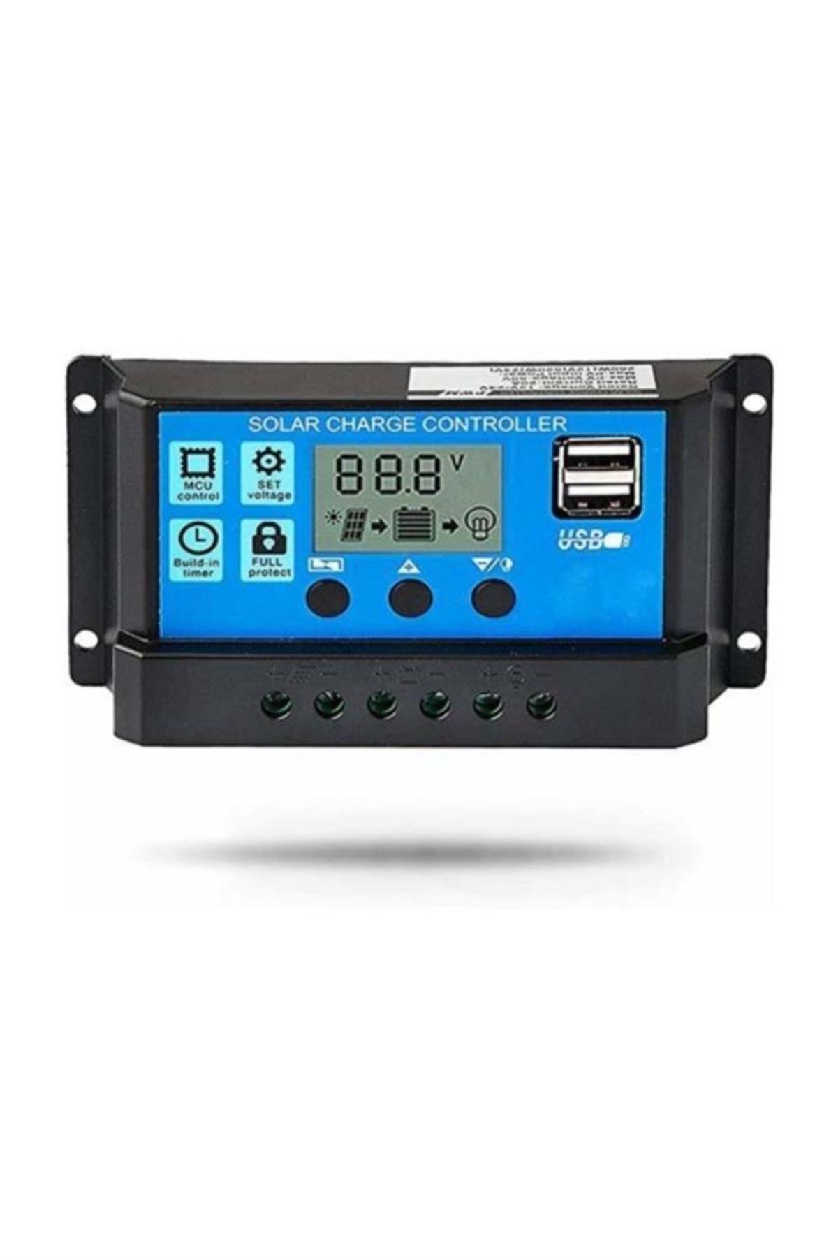 Güneş Paneli Akü Şarj Kontrol Cihazı 30 Amper-12v 24v