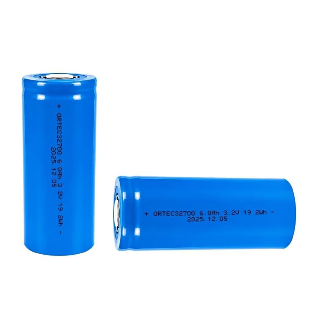 OR-TEC 32700 3.2V 6Ah 3C LiFePO4 Şarj Edilebilir Pil