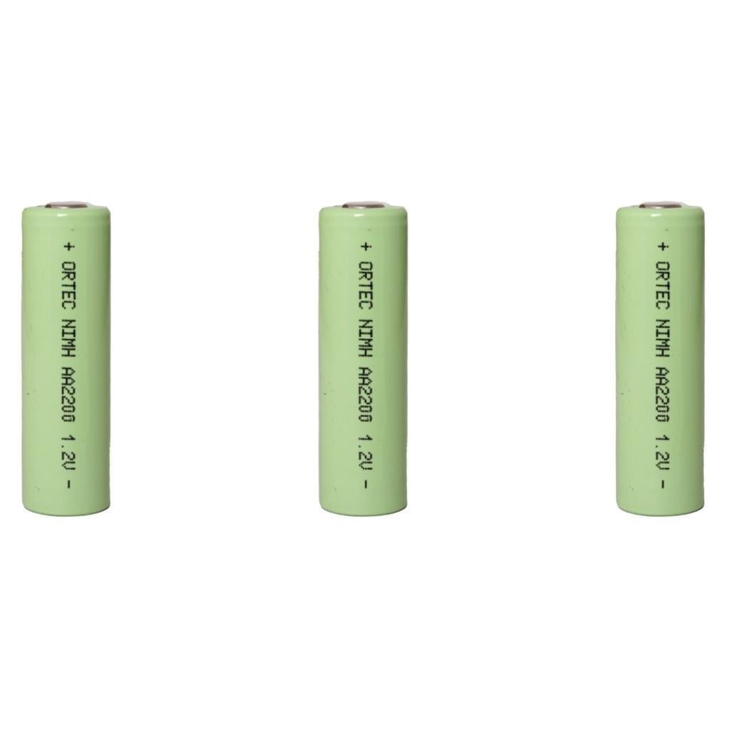 Ortec 1.2V 2200mAh Ni-Mh AA Şarj Edilebilir Kalem Pil 3'Lü