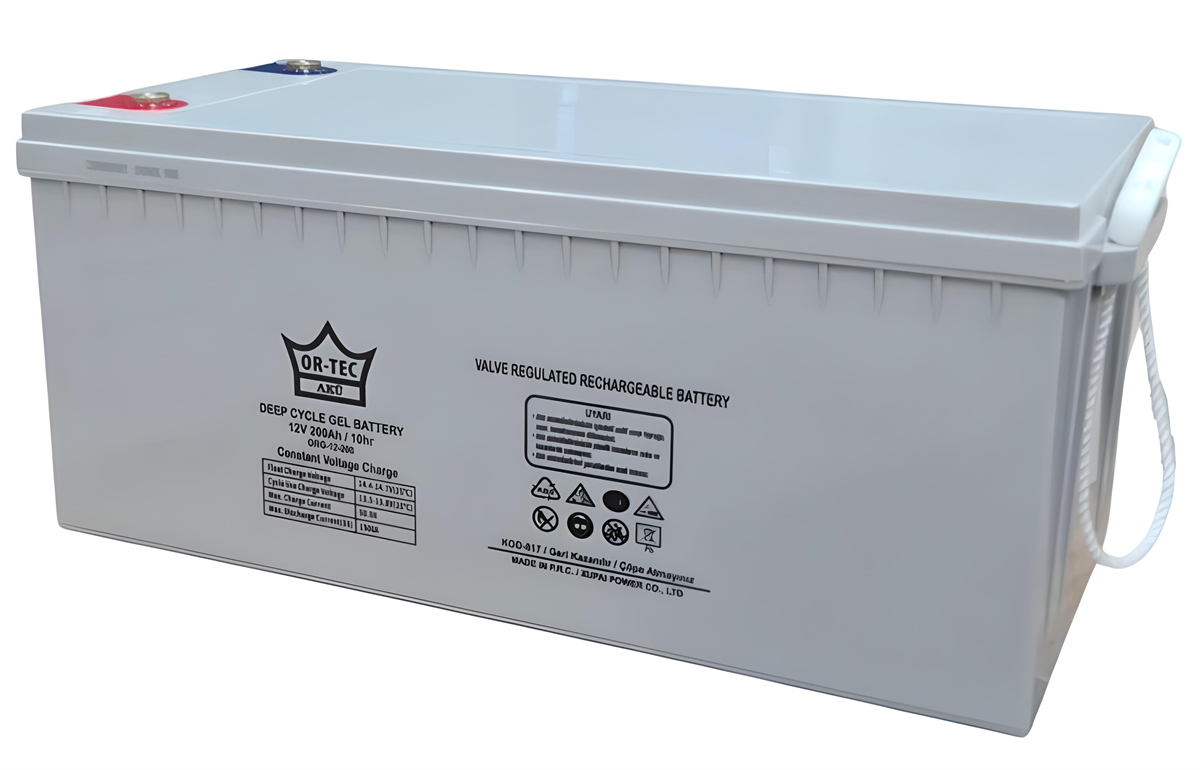 ORTEC 12V 200AH JEL SOLAR SİSTEM AKÜSÜ 2023 ÜRETİM