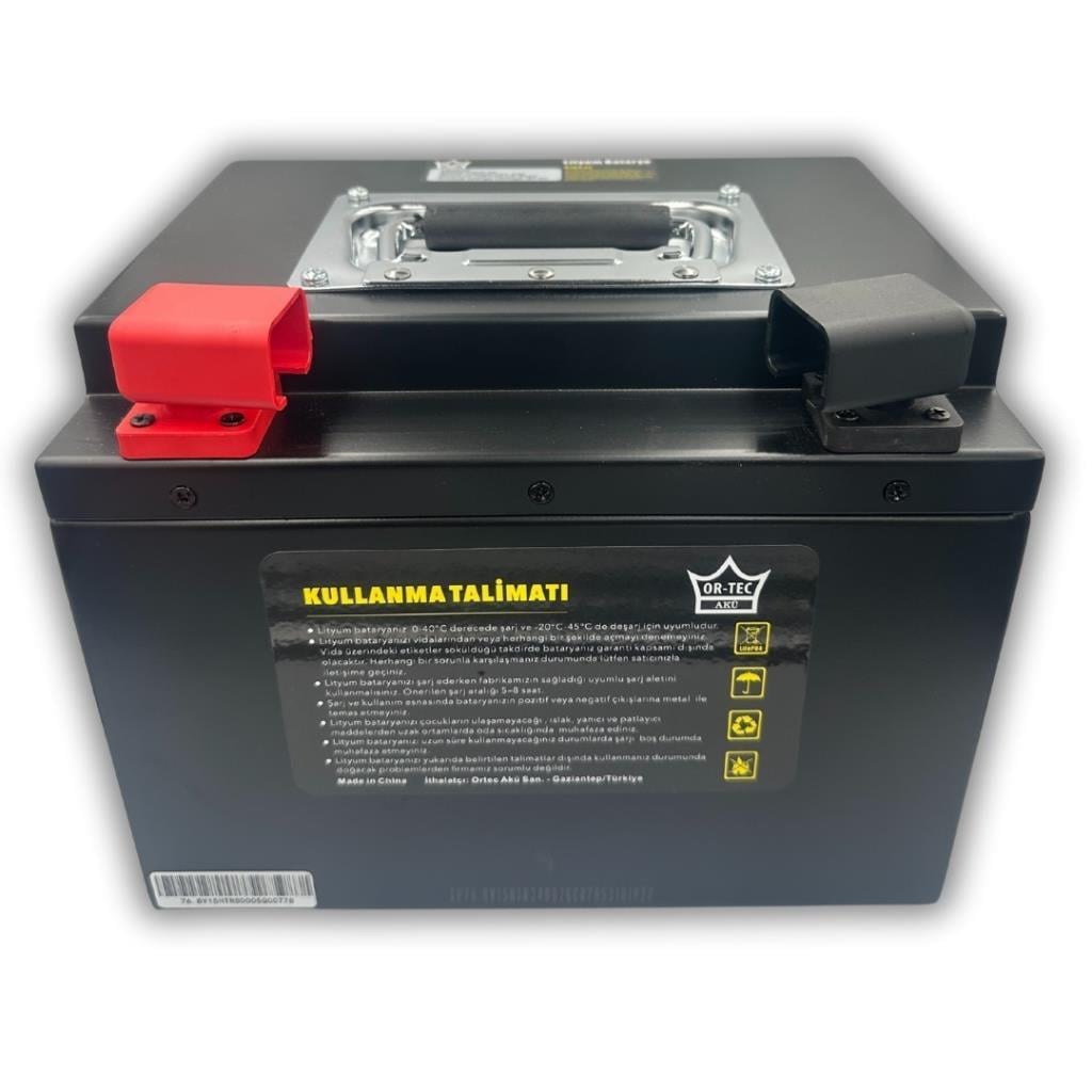 Ortec 72V 15-20AH Lityum LiFePO4 Elektrikli Motosiklet Aküsü