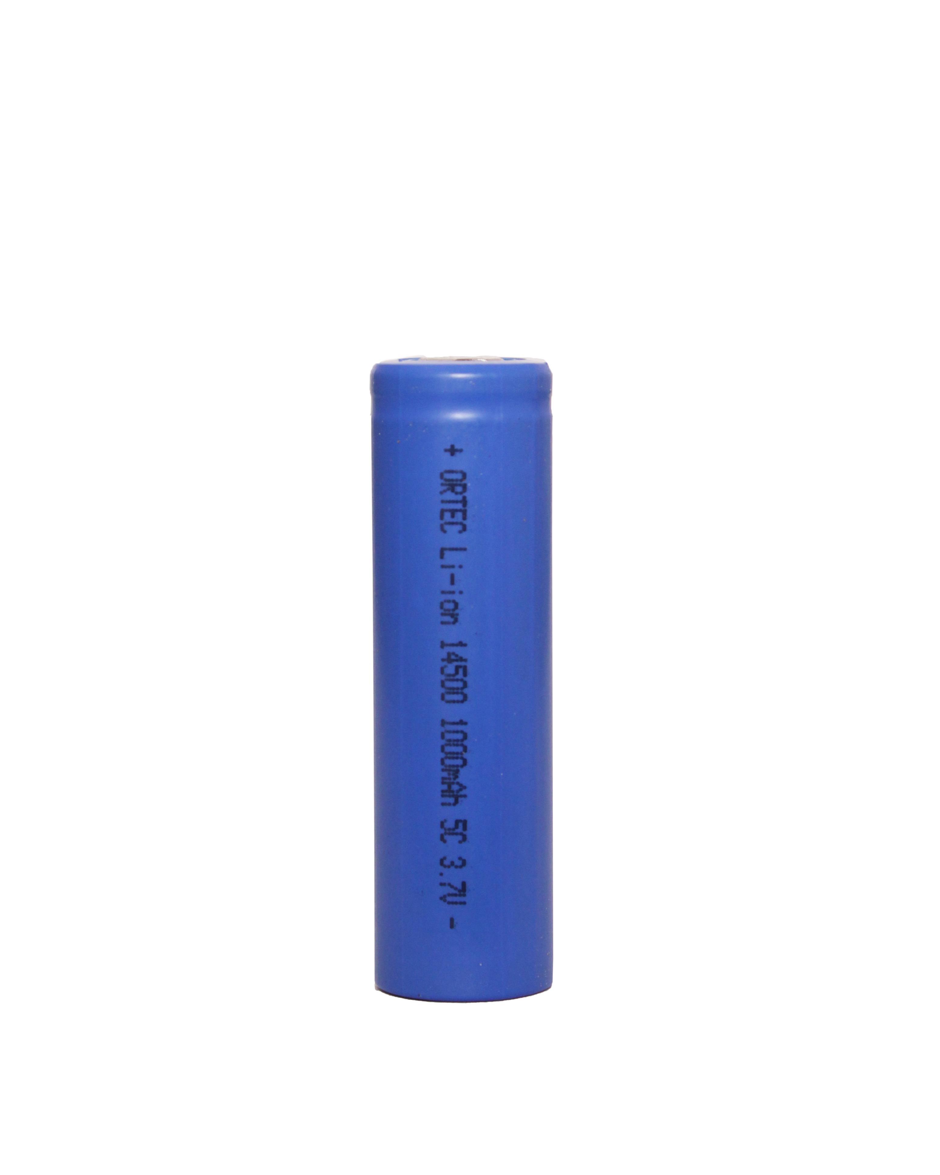 Ortec Li-Ion 14500 3.7V 1000mAh 5C Kalem Pil