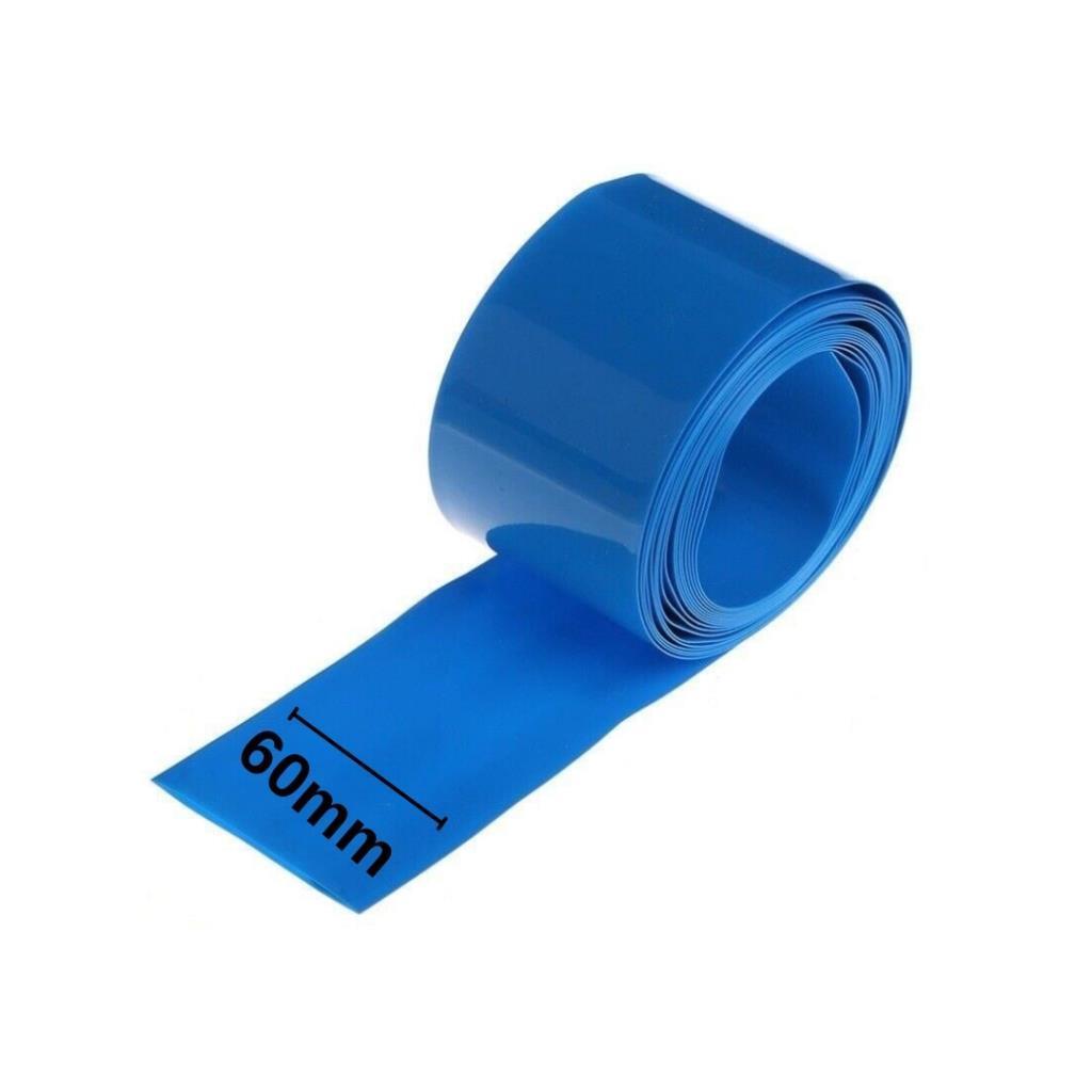 Shrink - 60MM Lityum Batarya Kaplama Isıyla Daralan PVC Makaron 1 Metre