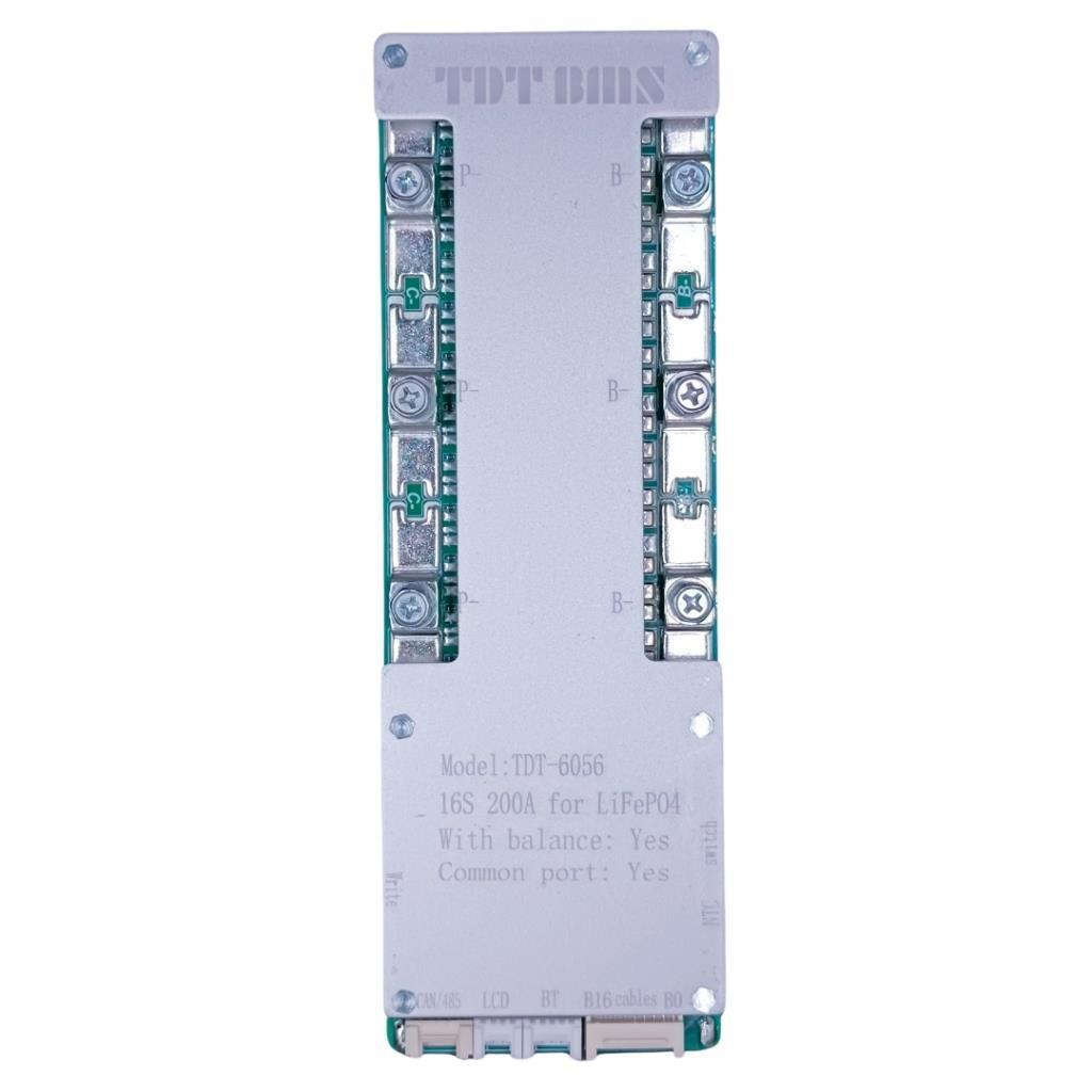 TDT 16S 51.2V 200A LiFePO4 Smart BMS Bluetooth Modüllü