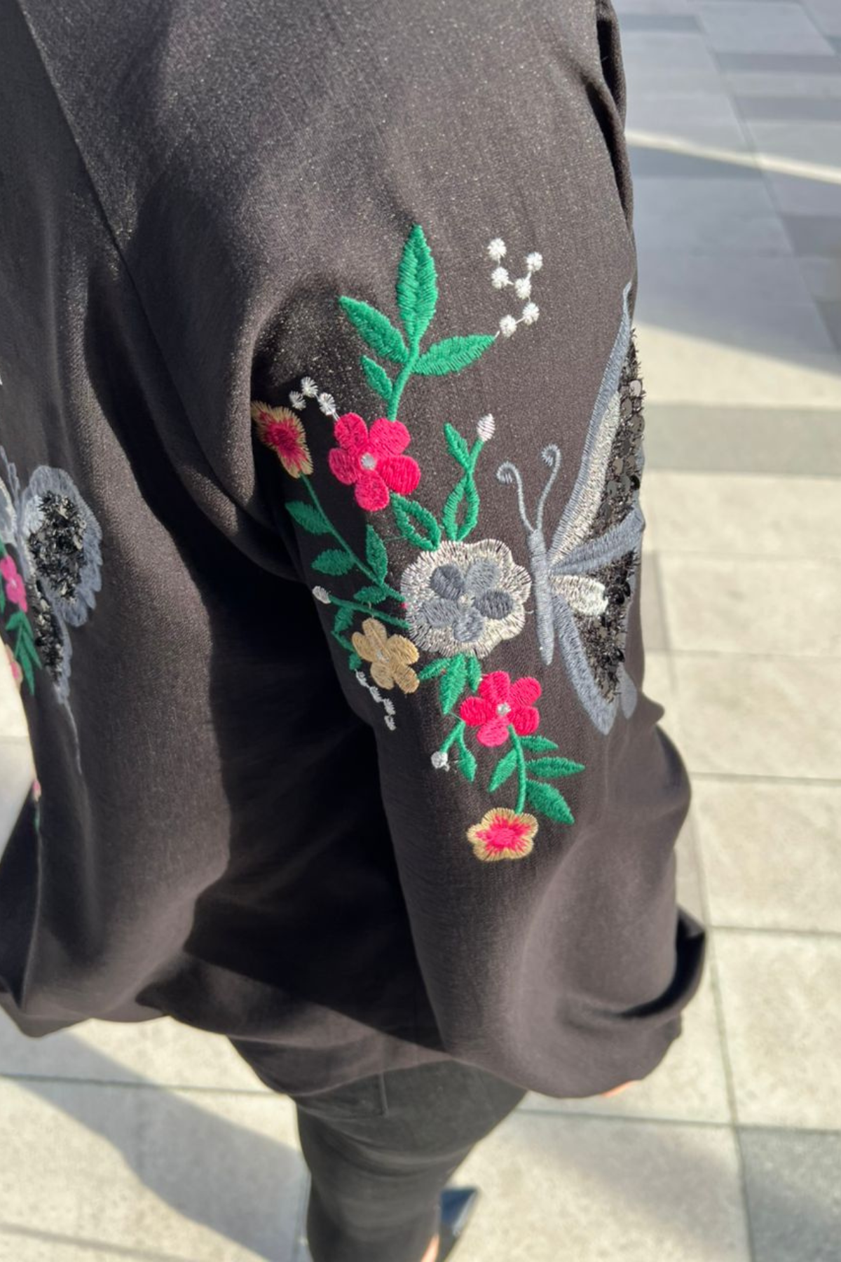 Büyük Beden Nakışlı Gömlek