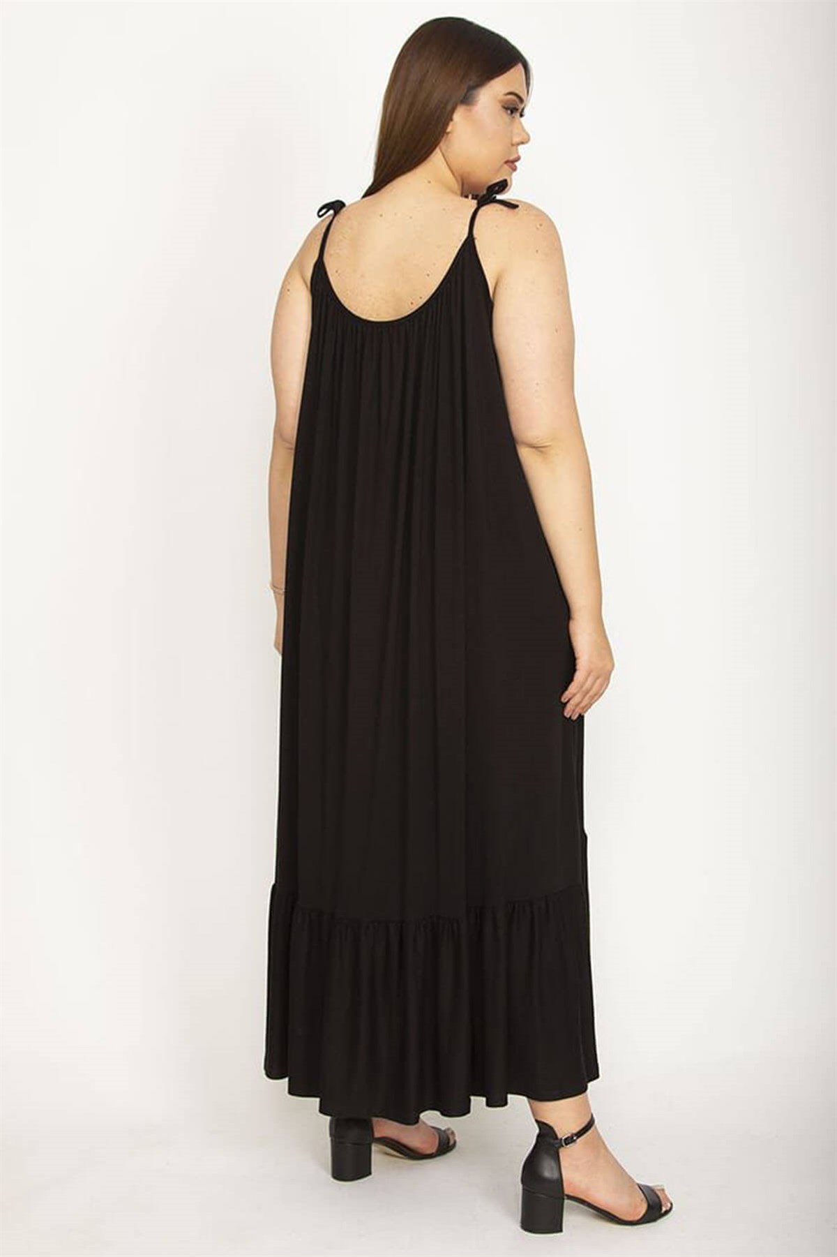 Kadın Büyük Beden Yazlık Mayo Üstüne Elbise|Heves Giyim