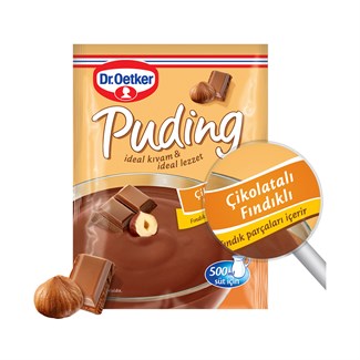 Dr.Oetker Puding Çikolata Fındık 102  gr