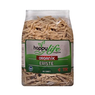 Happy Life Organik Erişte 350 gr