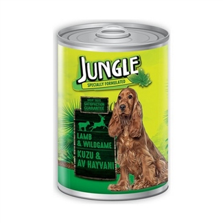 Jungle Konserve Köpek Maması Kuzu Etli Av Hayvan 415 gr