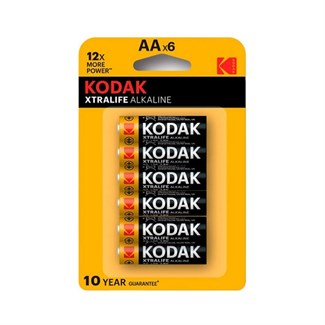 Kodak Kalem 4+2'li Xtralife Alkalin