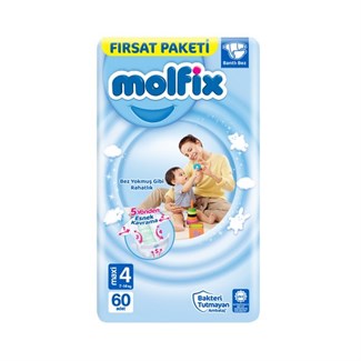 Molfix Fırsat Paketi Maxi Bebek Bezi 60'lı