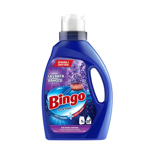 Bingo 33 Yıkama Sıvı Çamaşır Deterjanı Lavanta 2145 ml