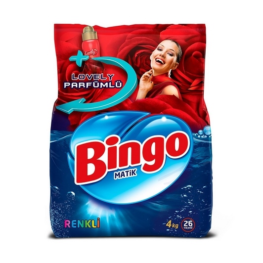 Bingo Toz Çamaşır Deterjanı Renkliler 4 kg