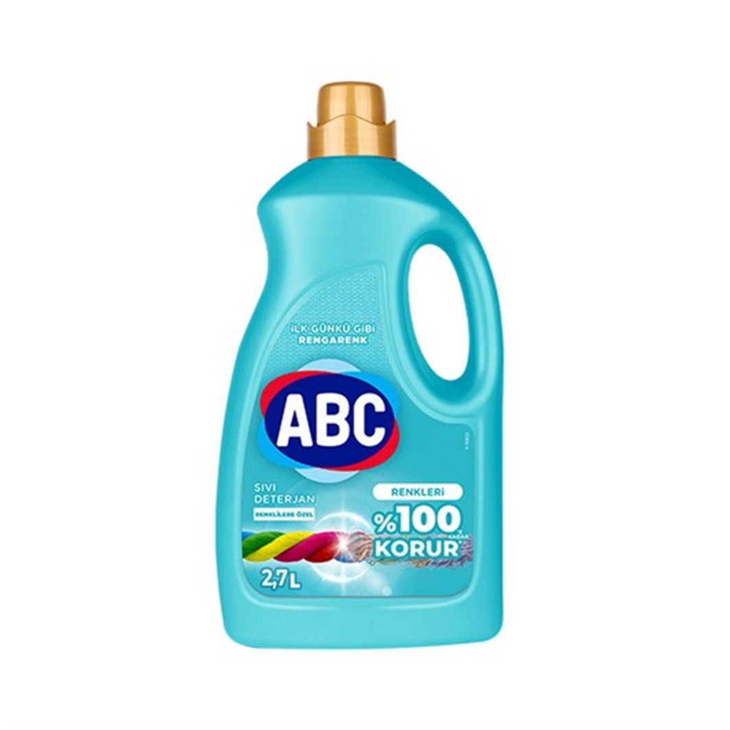 Abc Sıvı Deterjan Renkliler 2.7 lt