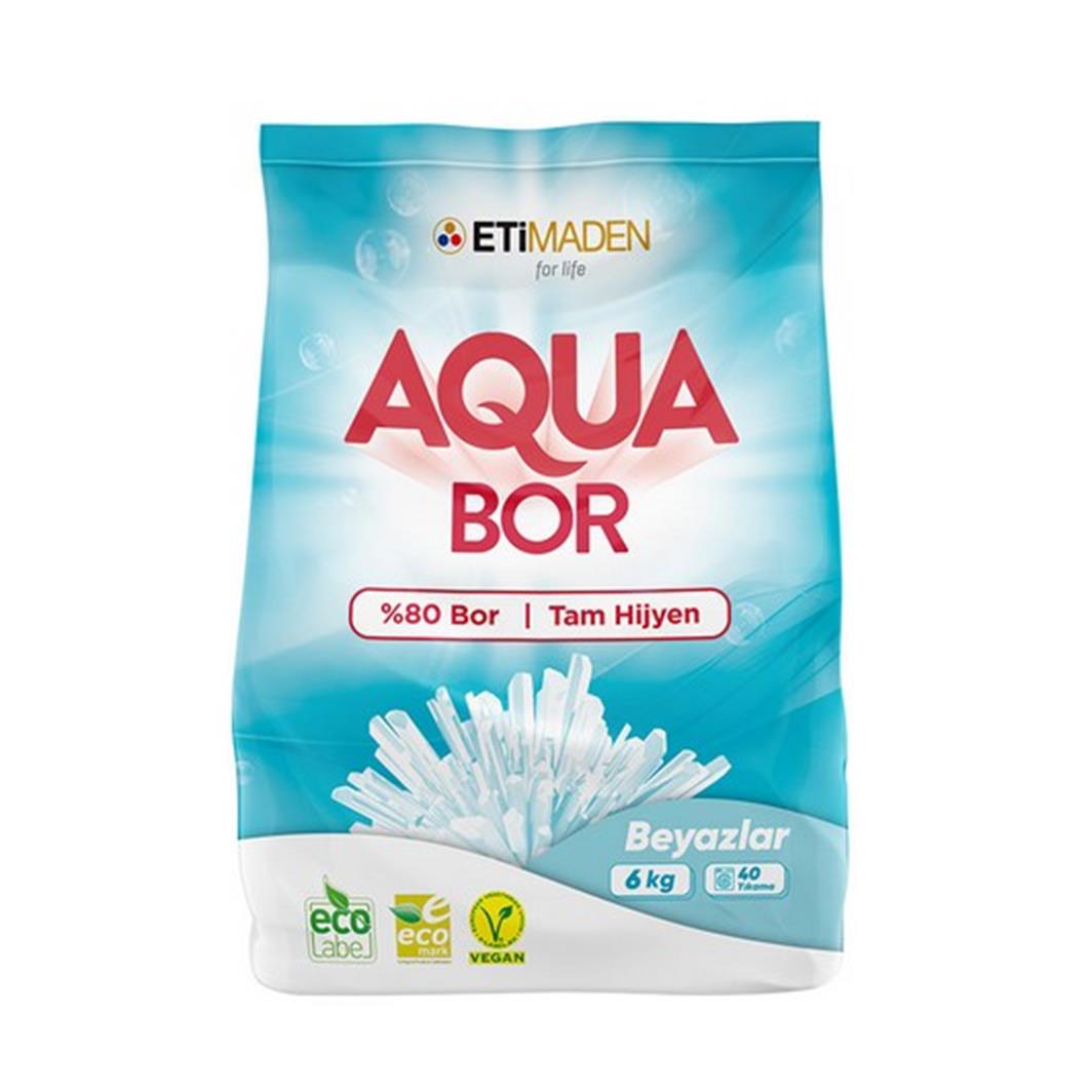 AquaBor Toz Deterjan Beyazlar 6 kg