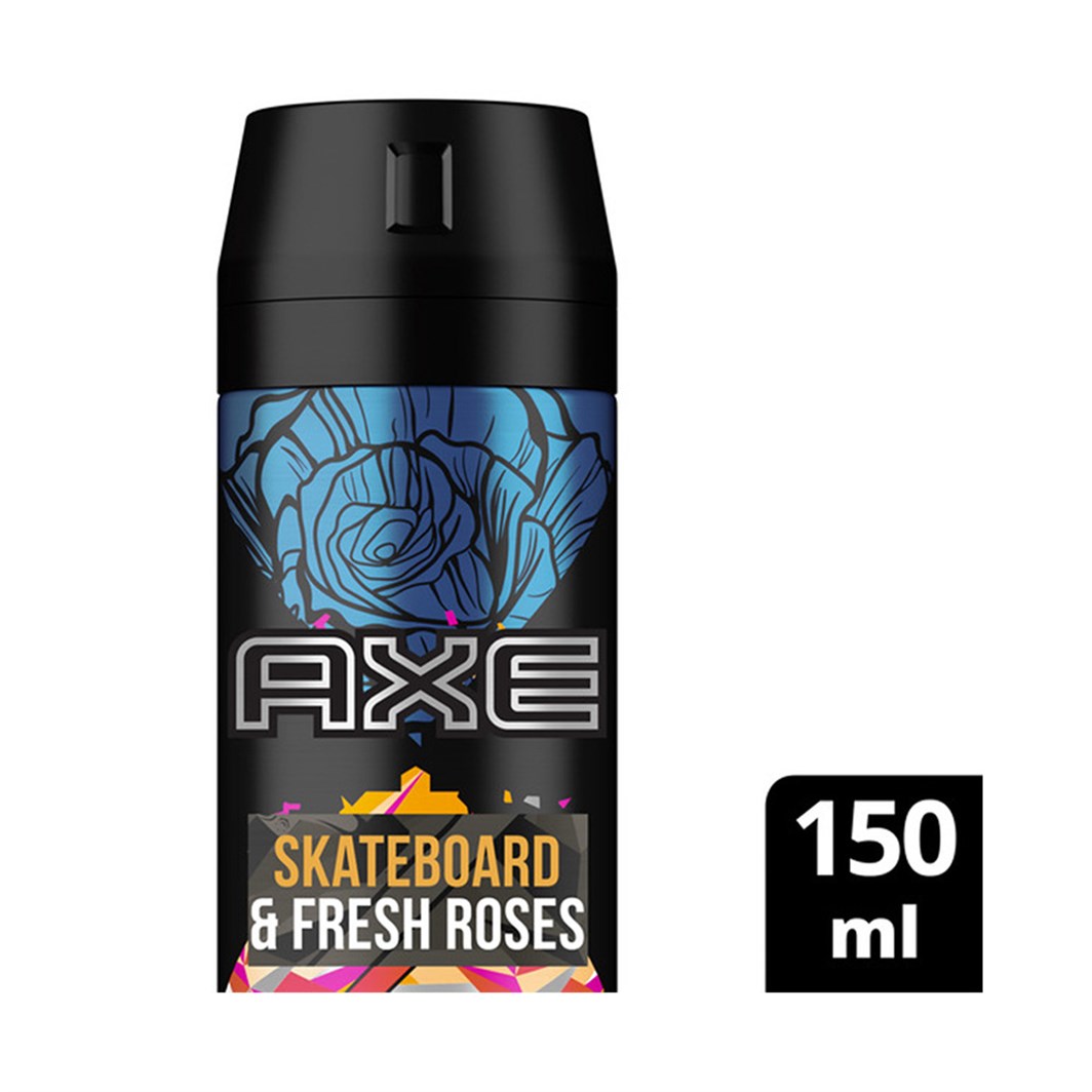 Axe Deodorant Skateboard& Fr.Roses 150 ml