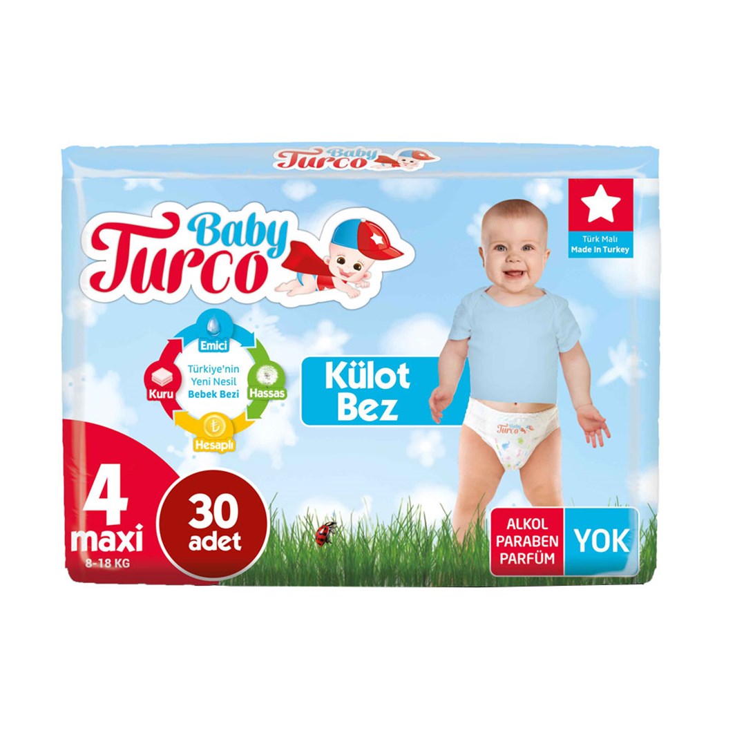 Baby Turco Külot Bez Maxi 30 lu