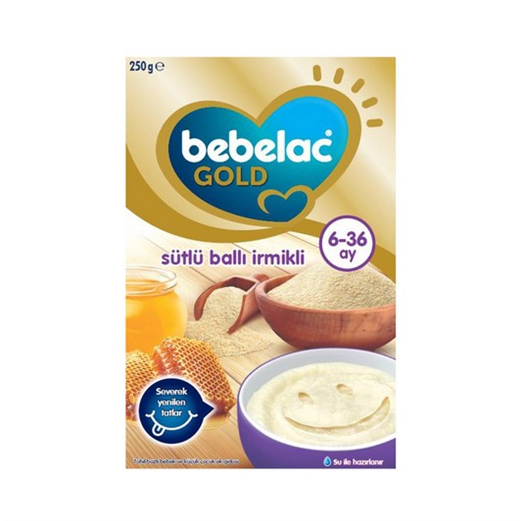 Bebelac Gold Sütlü Ballı İrmikli Kaşık Maması 250 gr