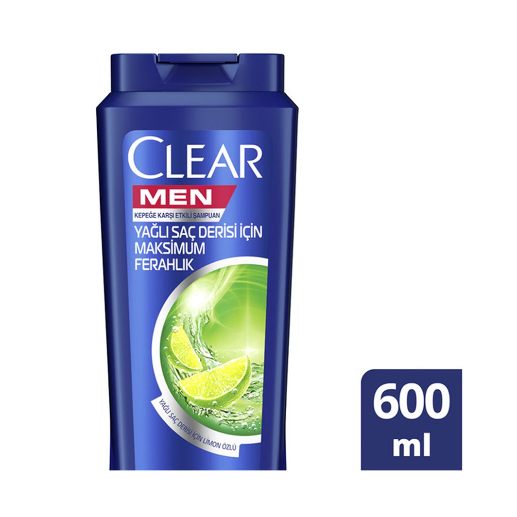 Clear Men Şampuan Yağlı Saçlar 600 ml