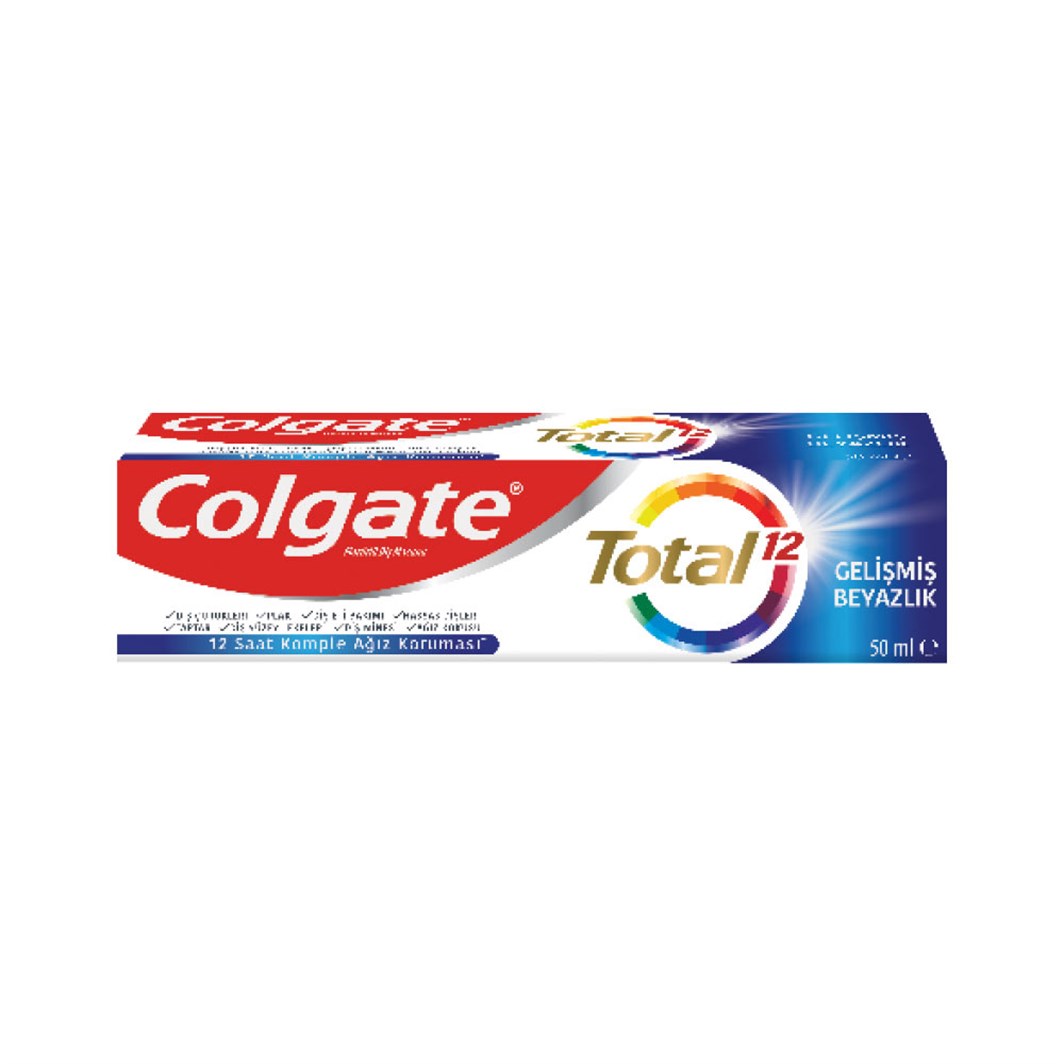 Colgate Total Gelişmiş Beyazlık Beyazlatıcı Diş Macunu 50 ml