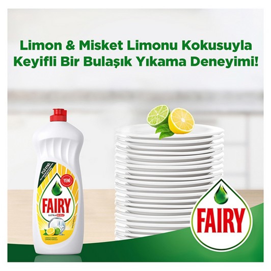 Fairy Sıvı Bulaşık Deterjanı Limon 2600 ml