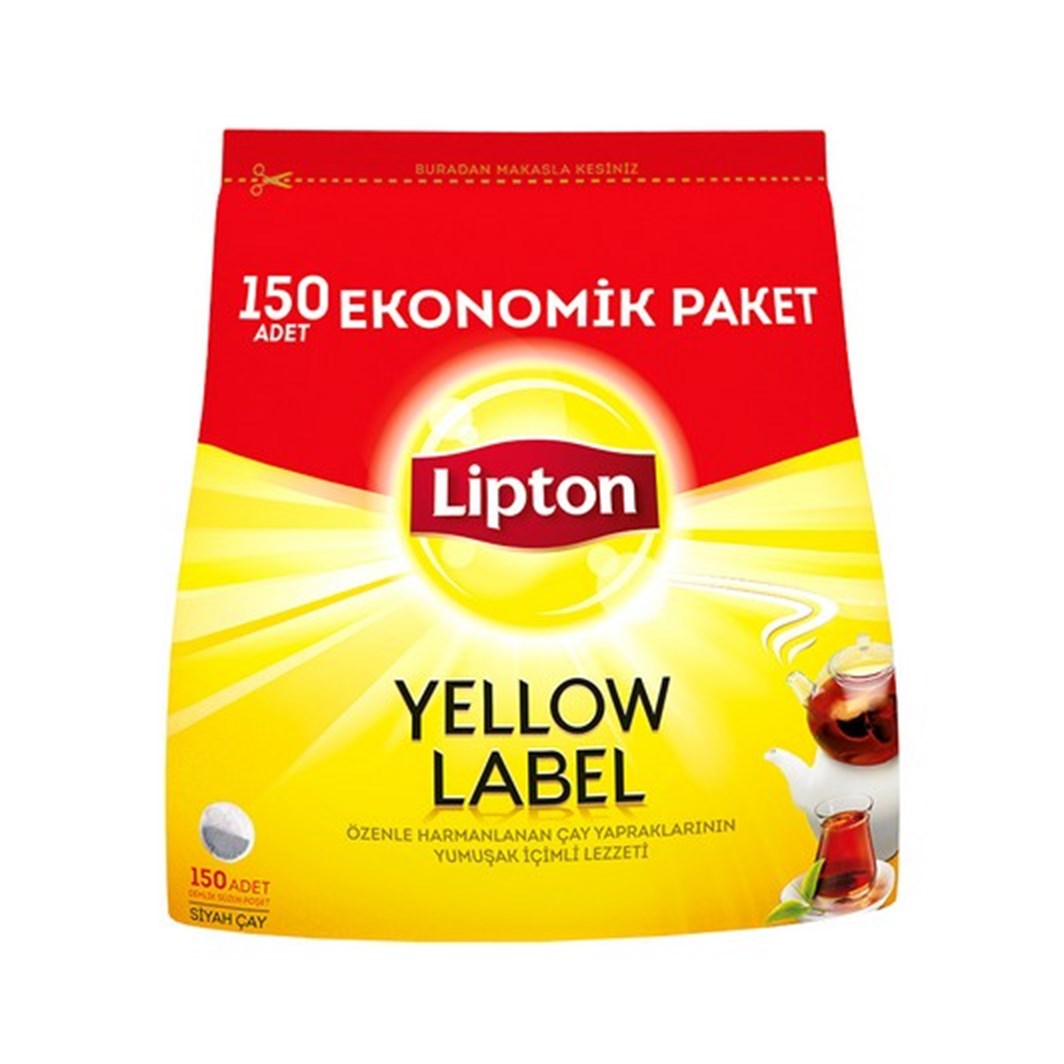 Lipton Yellow Label 150'lı Demlik Poşet Çay 480 gr