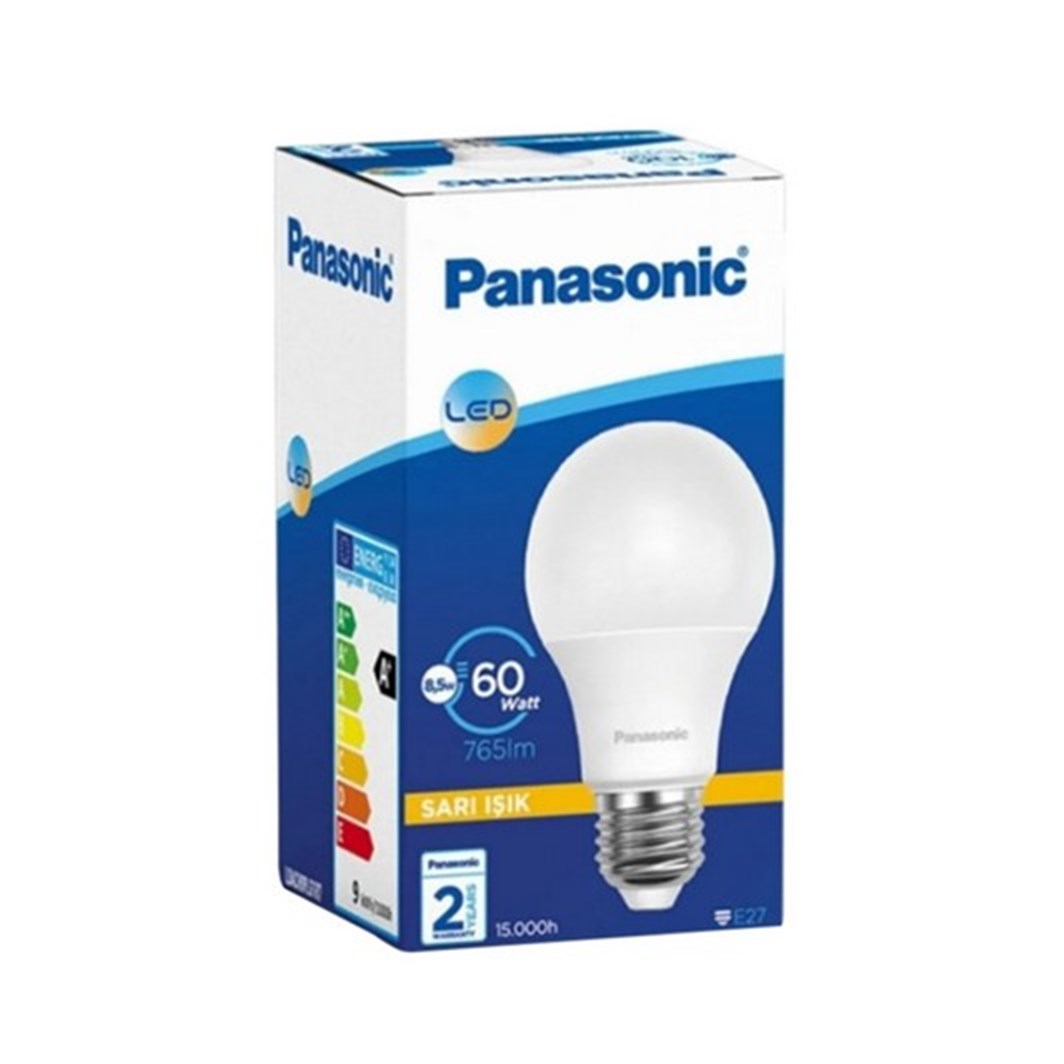 Panasonic Led Ampul E27 8.5-60w Sarı Işık