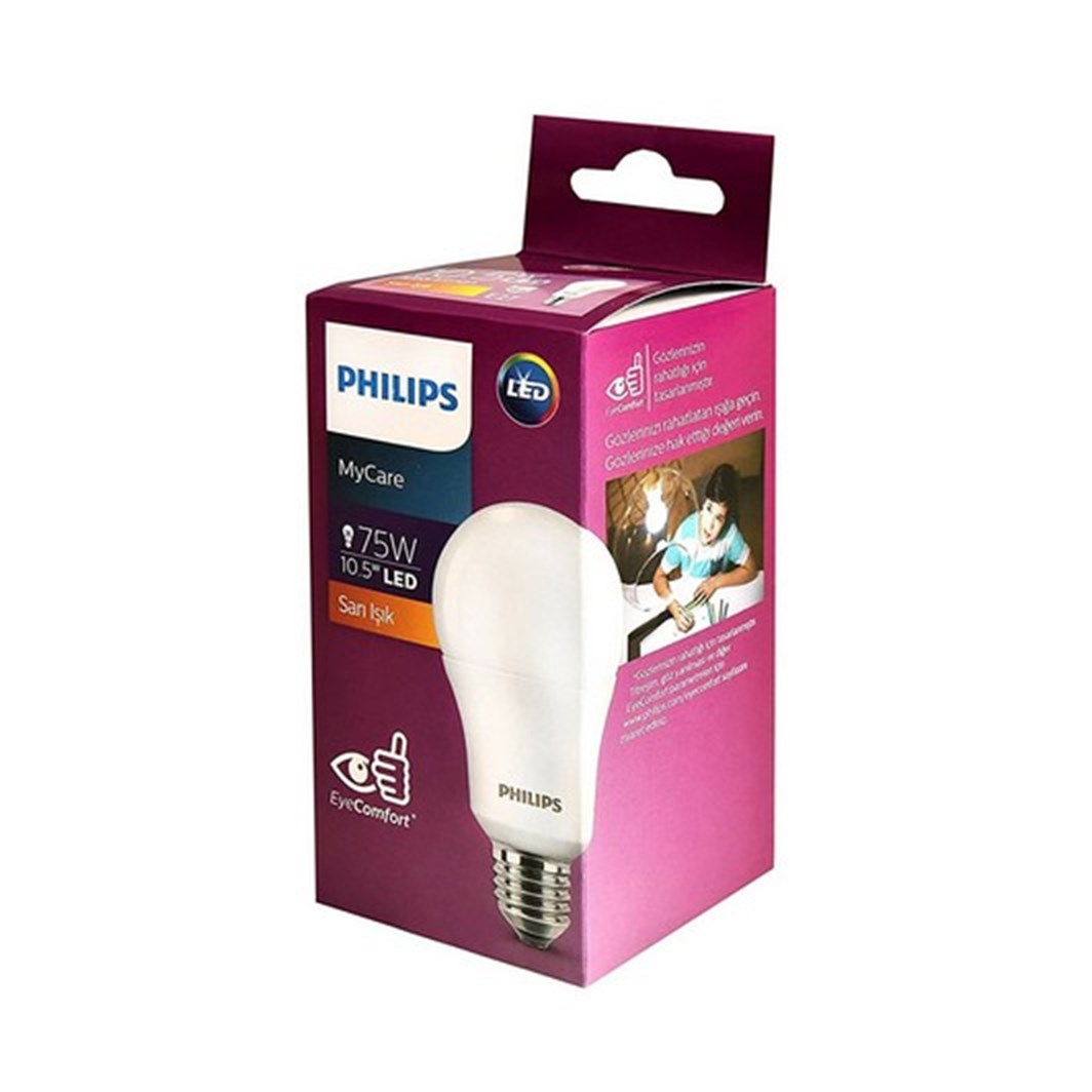Philips Ampul Led Mycare 10 w E27 Sarı Işık