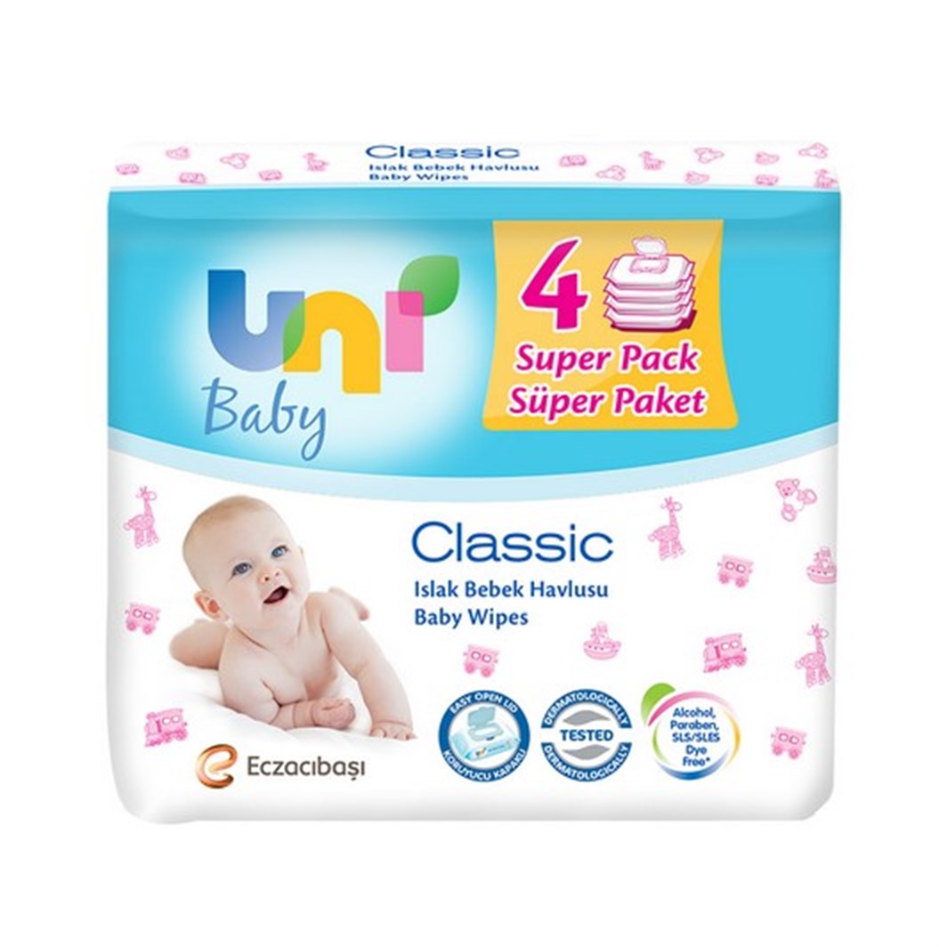 Uni Baby Islak Havlu 4x56 lı