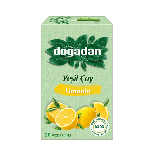 Doğadan Limonlu Yeşil Çay 35 gr