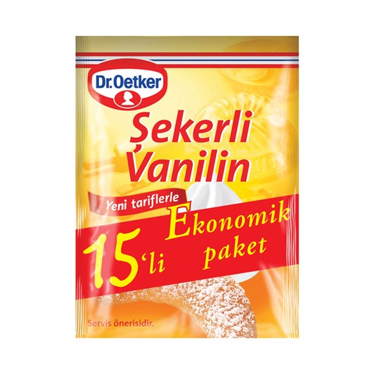 Dr.Oetker Şekerli Vanilin 15'li