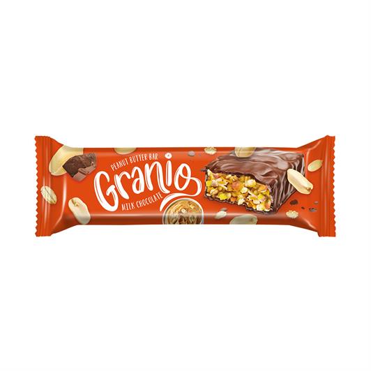 Granio Çikolata Kaplı Bar Yer Fıstığı Ezmeli 40 gr