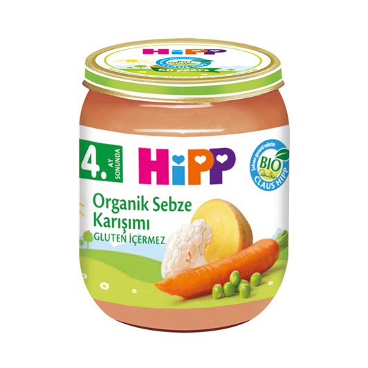 Hipp Organik Sebze Karışımı 125 gr