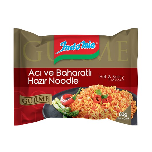 Indo Mie Noodle Gurme Acı Baharatlı 80 gr