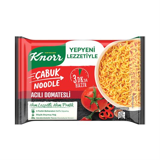 Knorr Çabuk Noodle Acılı Domatesli 67 gr