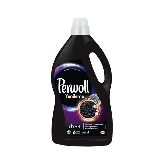 Perwoll Hassas Bakım Sıvı Çamaşır Deterjanı 4 lt (66 Yıkama) Siyah Yenileme
