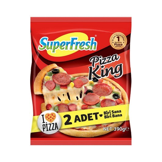 Superfresh Pizza King 2 lı 390 gr