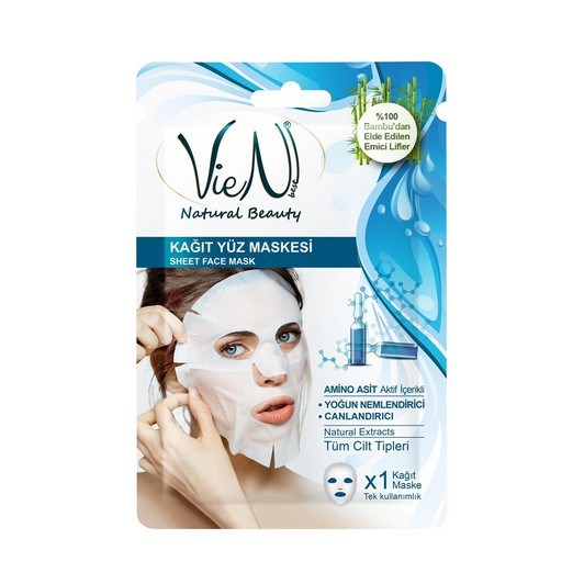 Vien Kağıt Yüz Maskesi Amino Asit Aktif İçerikli 25 gr