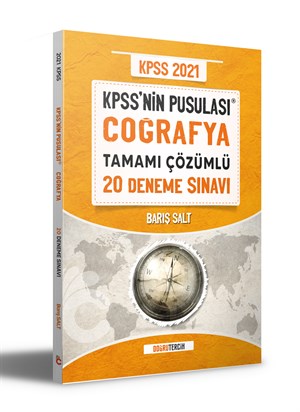 2021 KPSS'NİN Pusulası Coğrafya Tamamı Çözümlü 20 Deneme Sınavı Doğru Tercih Yayınları