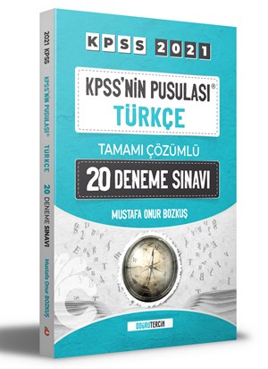 2021 KPSS'NİN Pusulası Türkçe Tamamı Çözümlü 20 Deneme Sınavı Doğru Tercih Yayınları